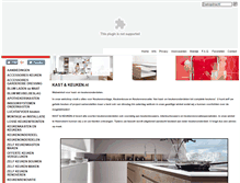 Tablet Screenshot of kastenkeuken.nl
